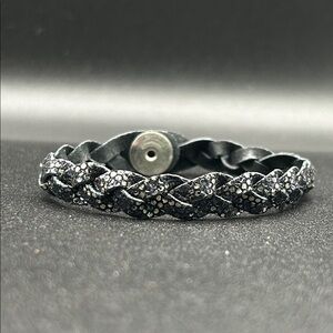 Elegant Black Braided Bracelet